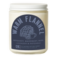 Warm Flannel scented candle, lidded jar