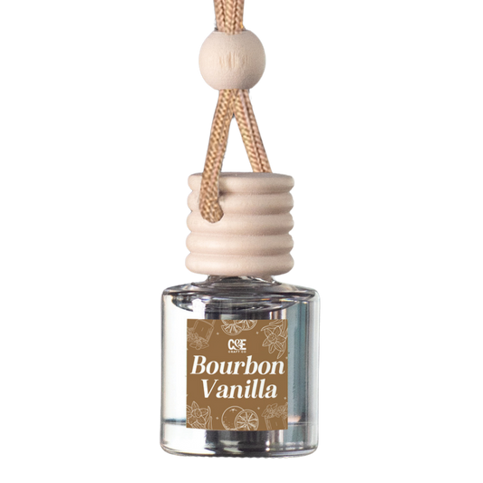 Bourbon Vanilla Scented Car Freshener