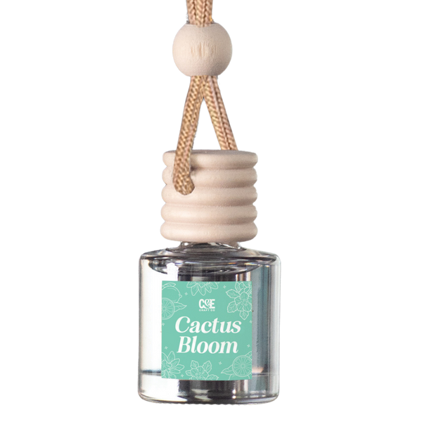 cactus plant flea market air freshener Cactus Bloom Scented Car Freshener – C & E Craft Co