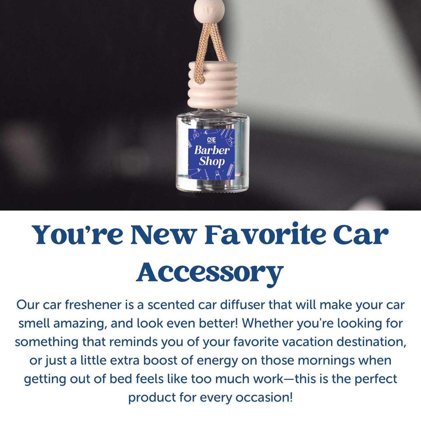 Vanilla Pumpkin Scented Car Freshener