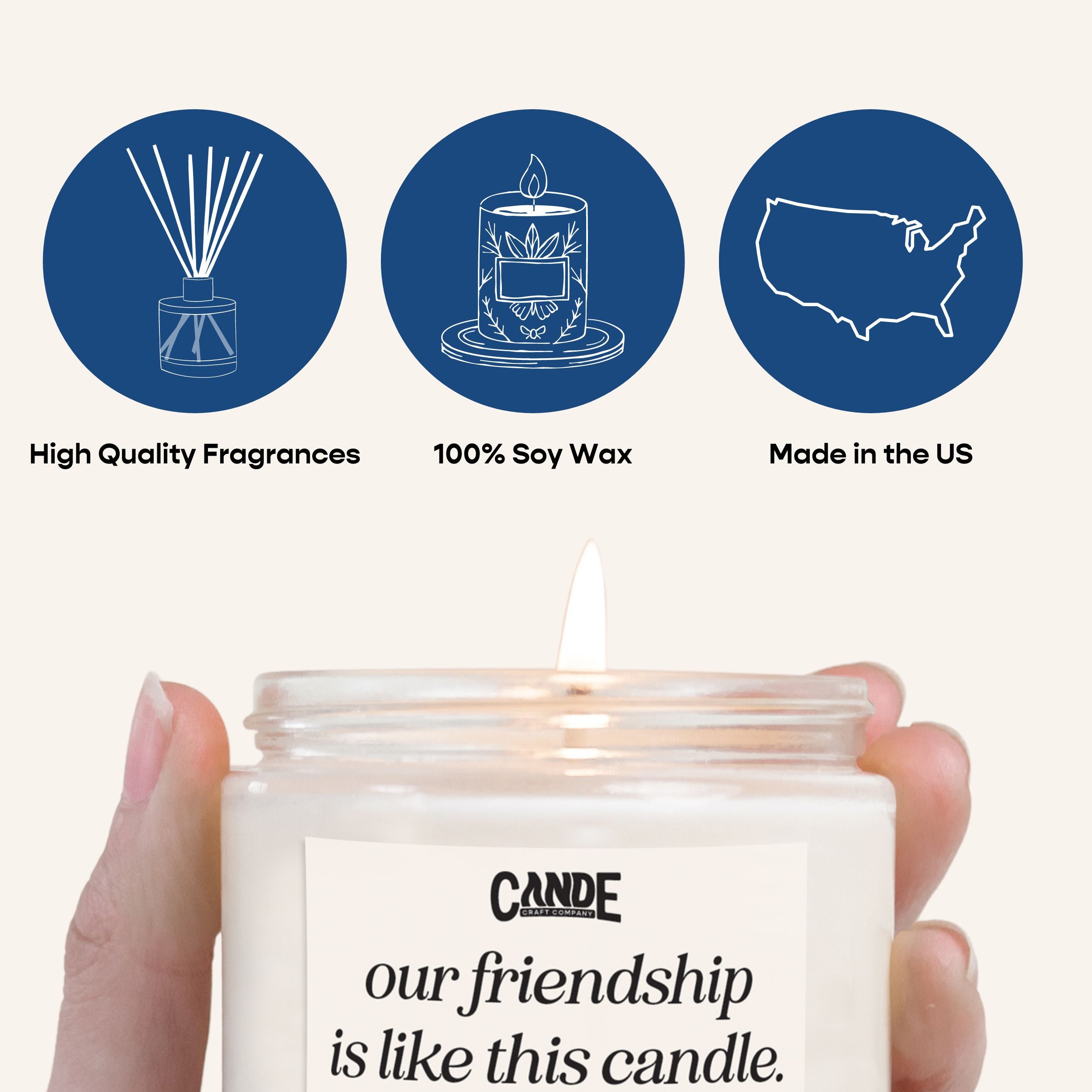 Cousins Beach Candle
