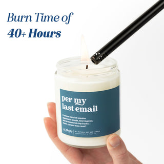 Thanks for Putting Up with My Shit Candle