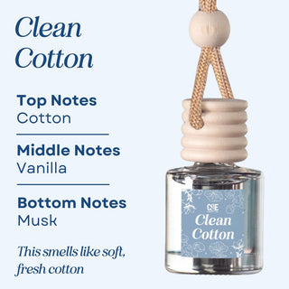 Clean Cotton Scented Car Freshener