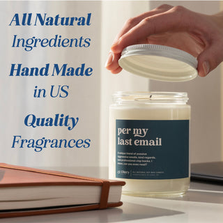 Smells Like a Football Win Scented Candle