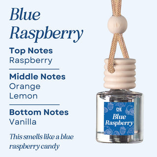 Blue Raspberry Scented Car Freshener