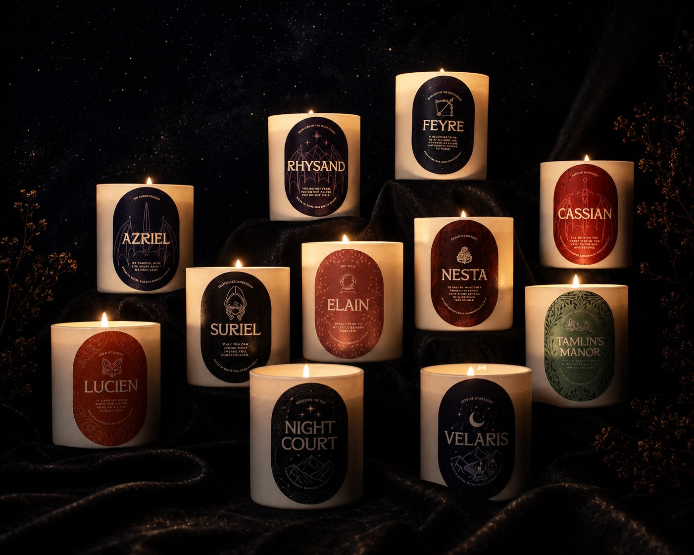 The Full ACOTAR™ Candle Collection | A Court of Thorns and Roses™