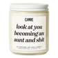 Look at You Becoming an Aunt and Shit Candle