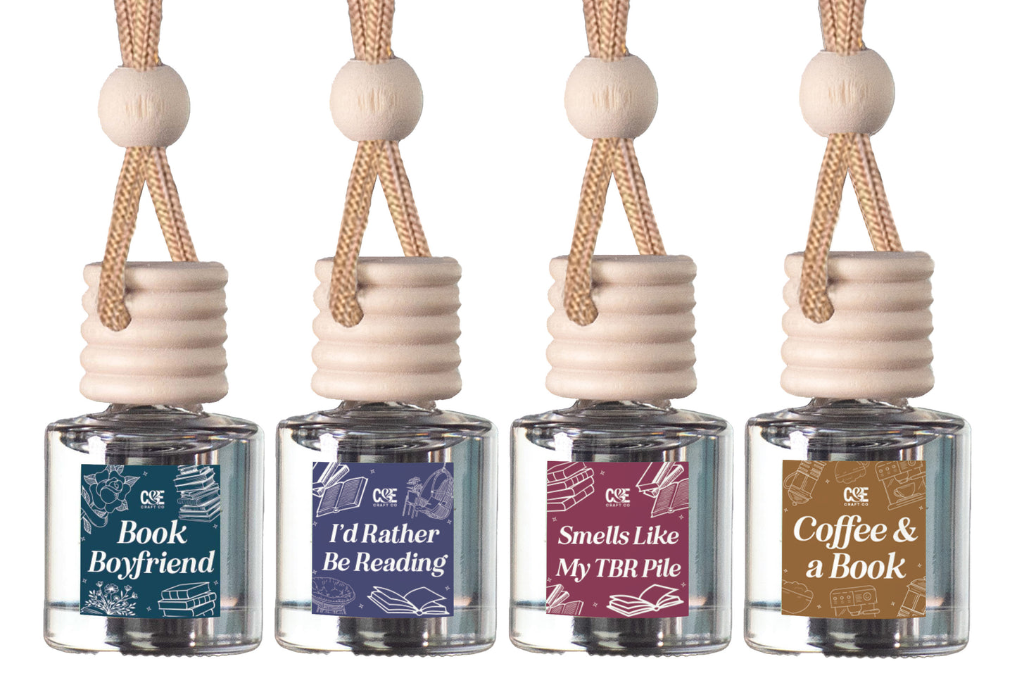 Bookish Scented Car Freshener - Long Lasting - Air Car Diffuser