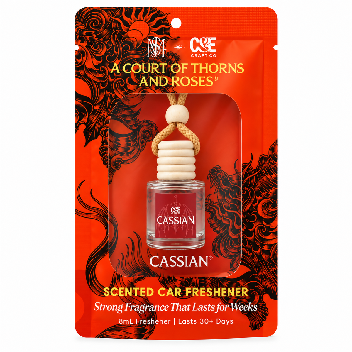 A Court of Thorns and Roses™ Car Freshener Collection | Official ACOTAR™ Scented Car Fresheners