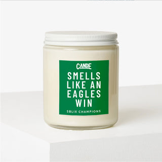 Smells Like an Eagles Win Candle SBLIX Edition