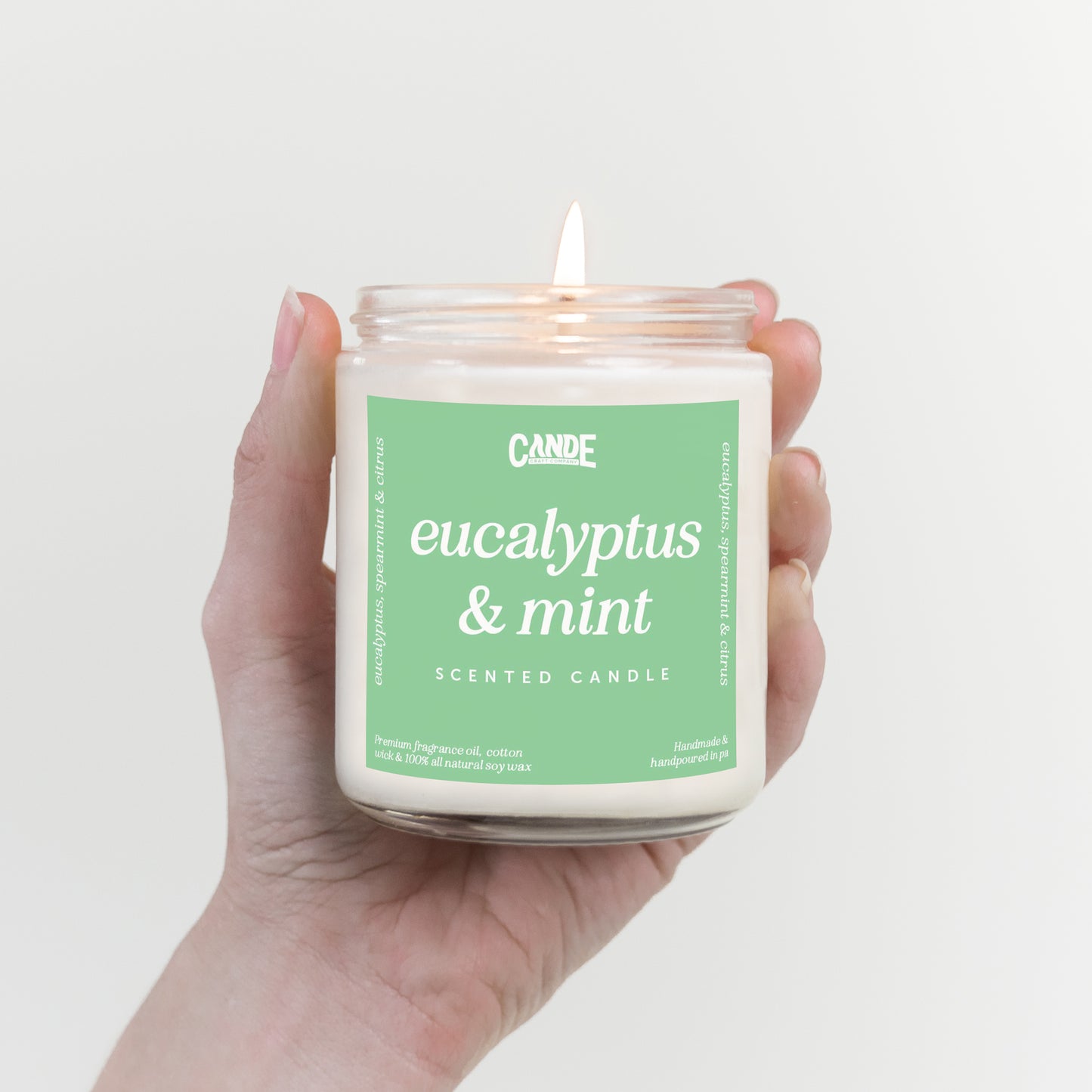 Eucalyptus & Mint Scented Candle