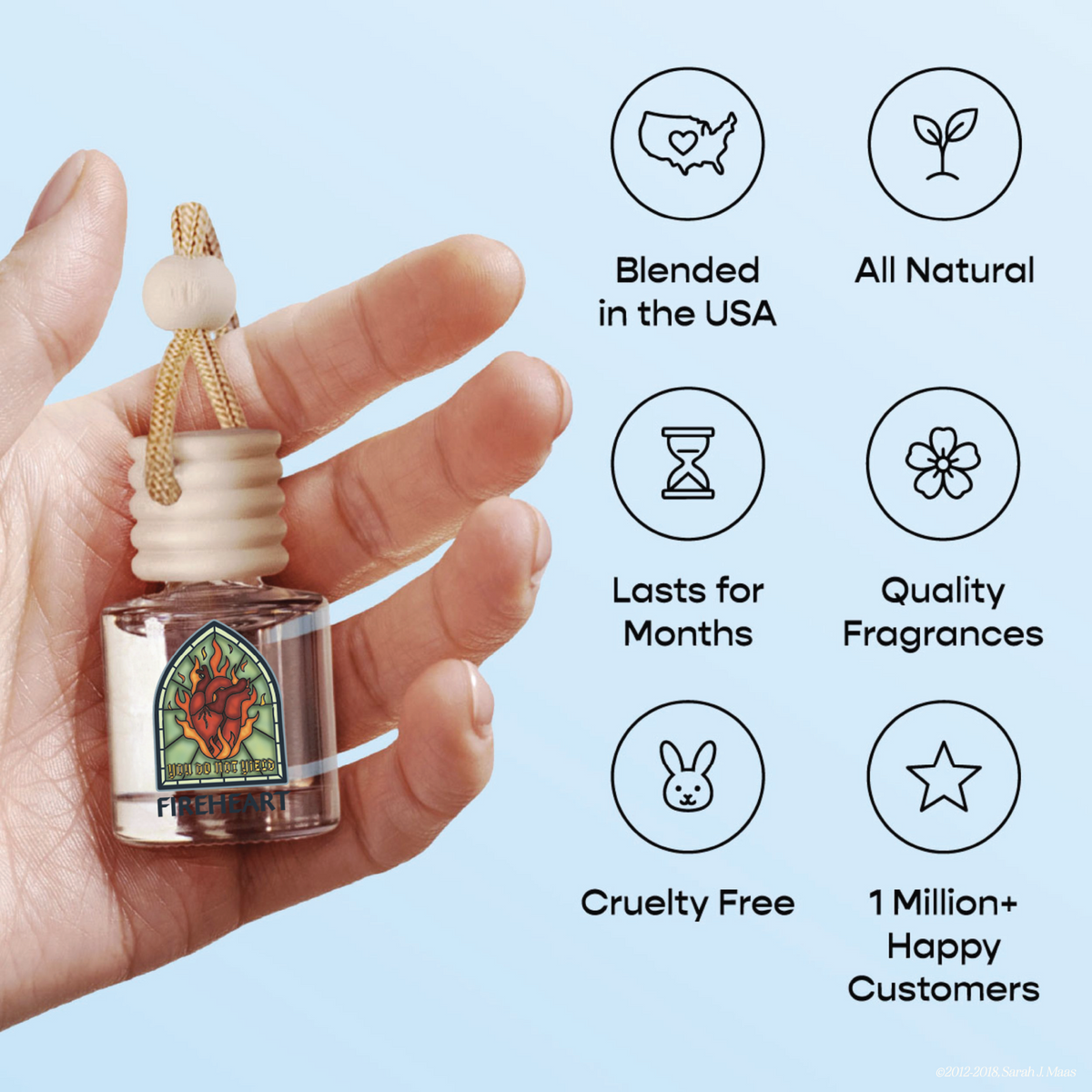 Fireheart™ Scented Car Freshener | Throne of Glass™