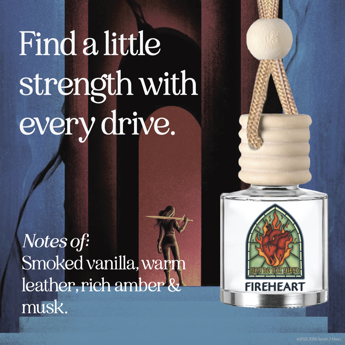 Fireheart™ Scented Car Freshener | Throne of Glass™