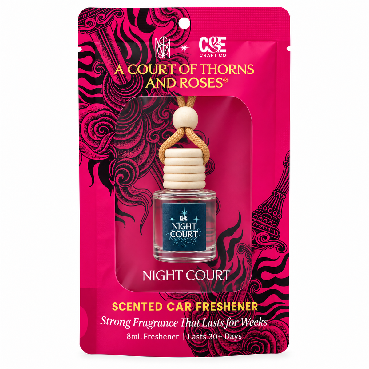 A Court of Thorns and Roses™ Car Freshener Collection | Official ACOTAR™ Scented Car Fresheners