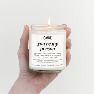 You're My Person Candle