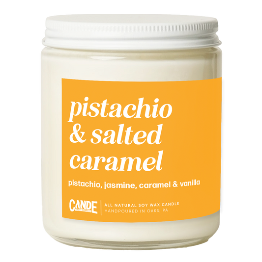 Pistachio & Salted Caramel Candle