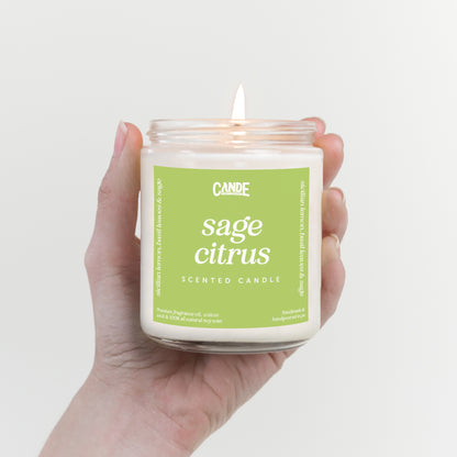 Sage Citrus Scented Candle