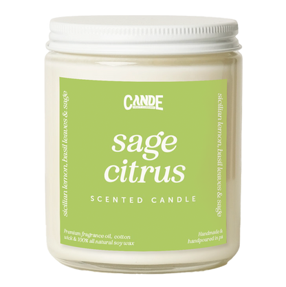 Sage Citrus Scented Candle