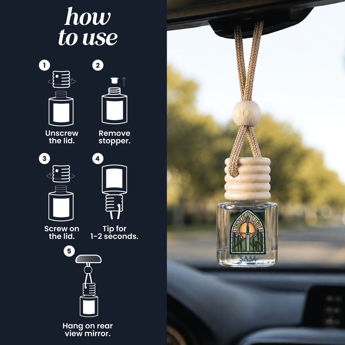 Sam Scented Car Freshener | Throne of Glass™