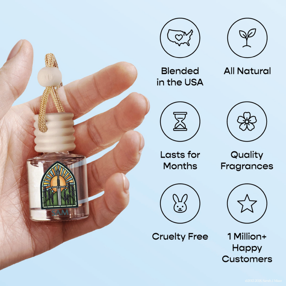 Sam Scented Car Freshener | Throne of Glass™