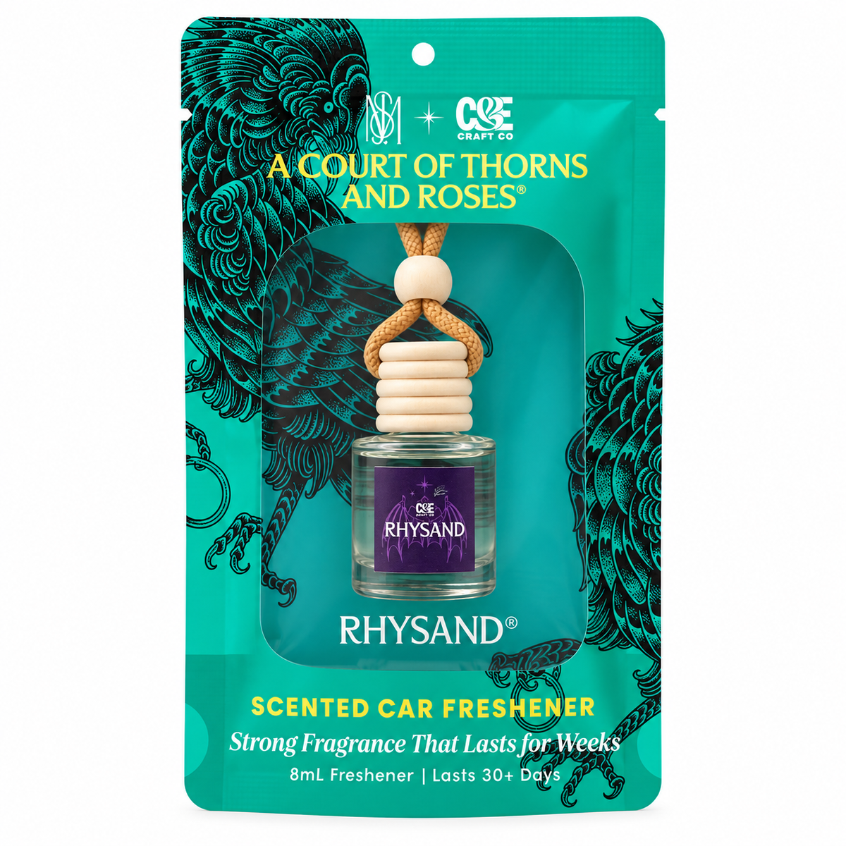 A Court of Thorns and Roses™ Car Freshener Collection | Official ACOTAR™ Scented Car Fresheners
