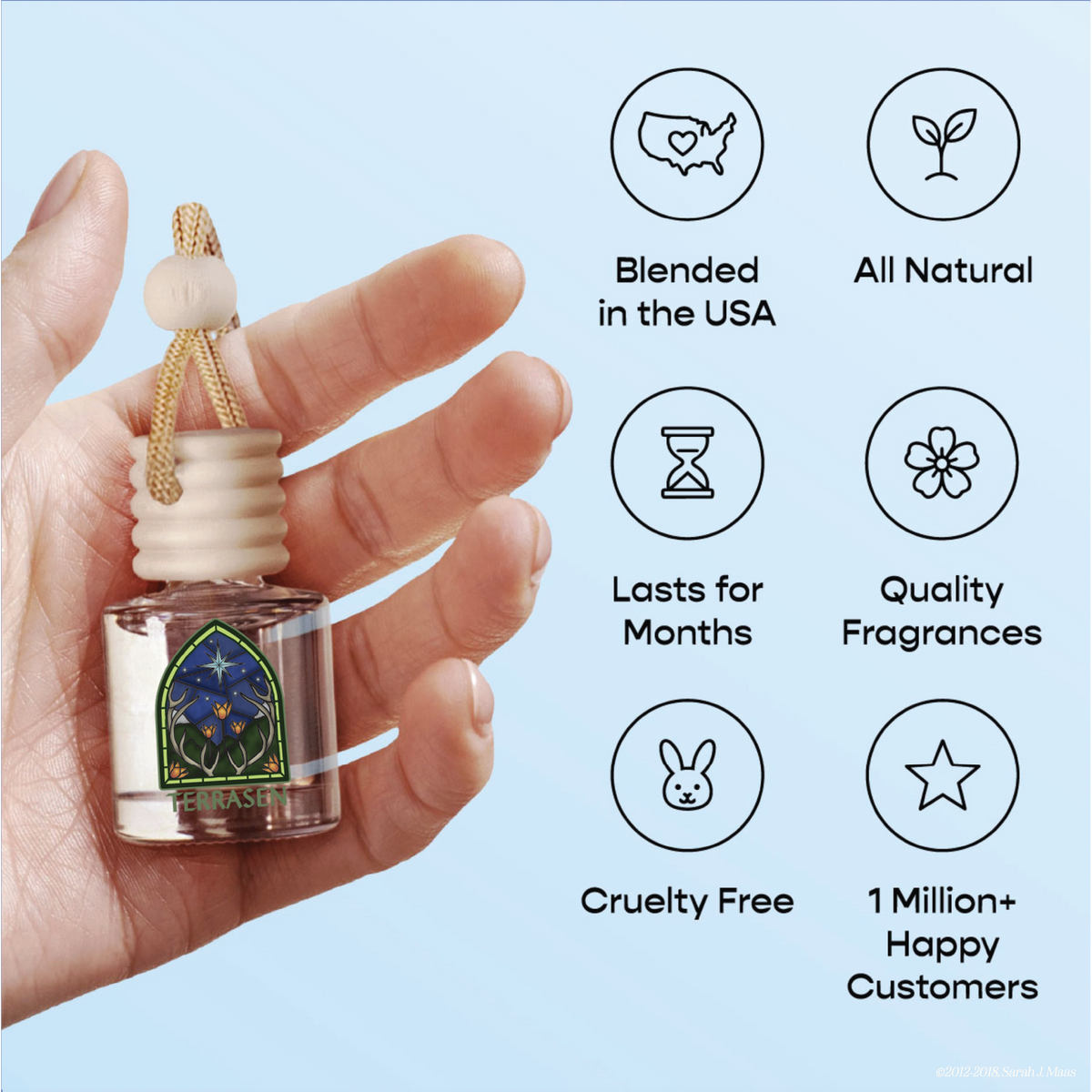 Terrasen Scented Car Freshener | Throne of Glass™