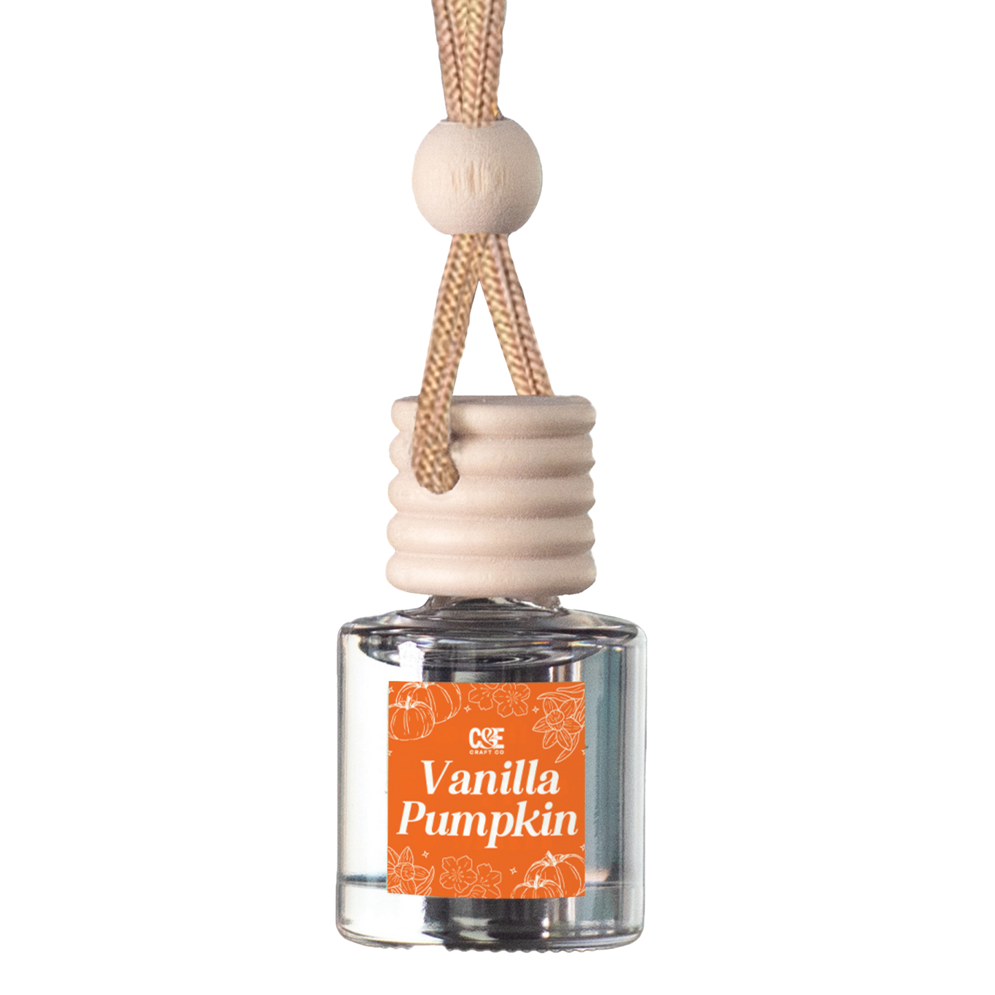 Vanilla Pumpkin Scented Car Freshener