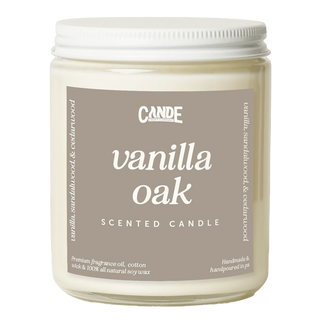 Vanilla Oak Scented Candle