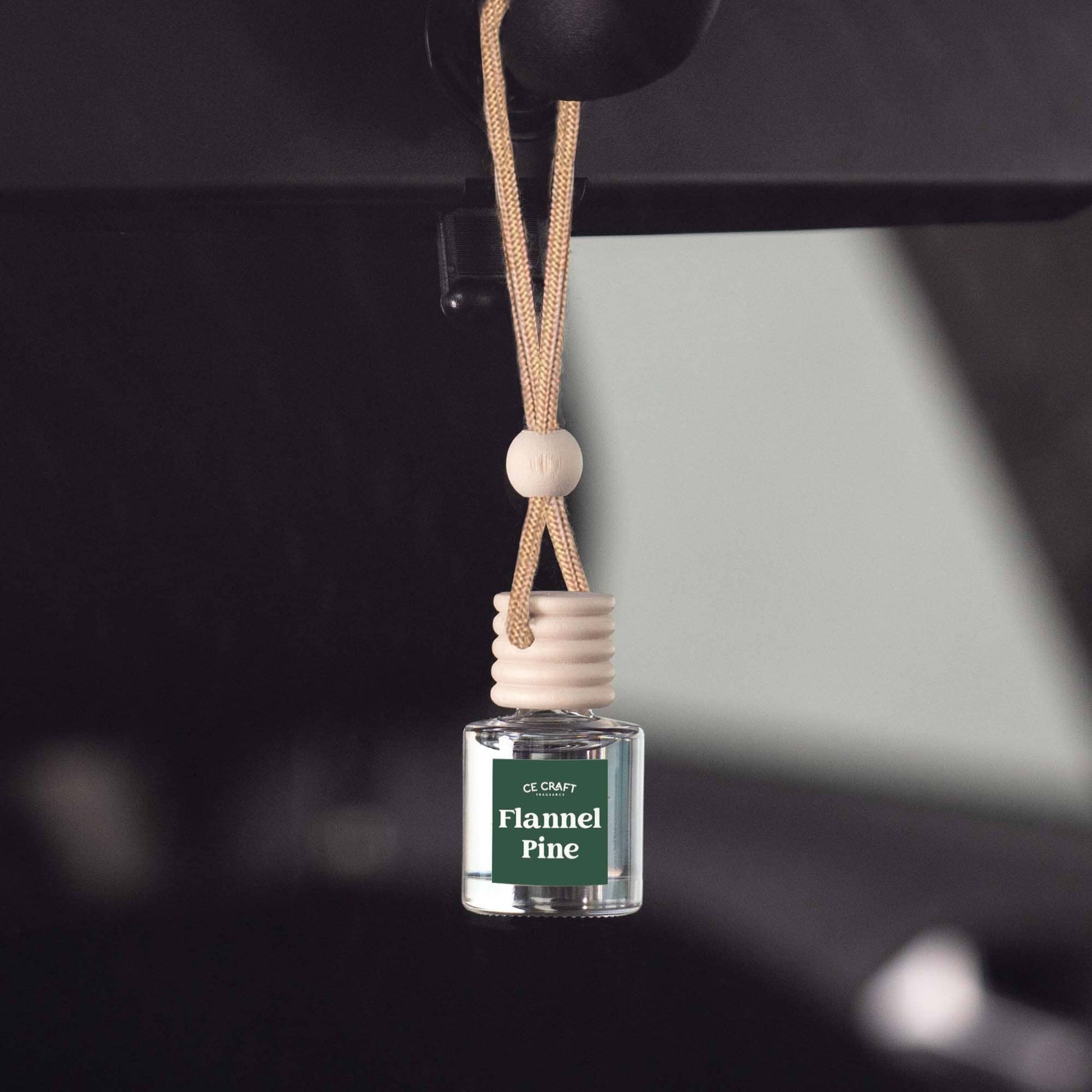 Scented Car Freshener - Car Air Freshener Diffuser - Last 60+ Days Vehicle Air Fresheners CE Craft Flannel Pine 