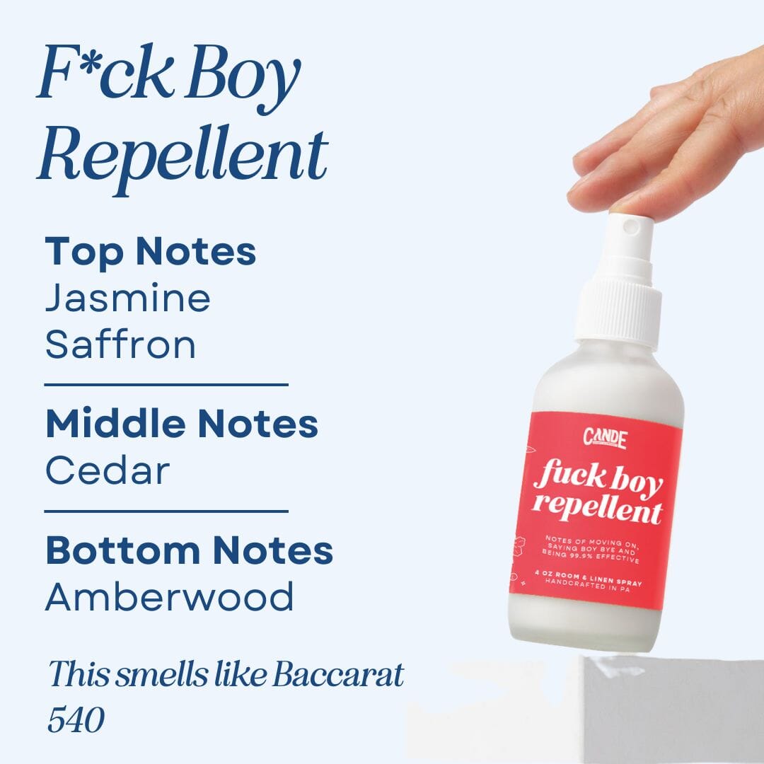 Scented Room & Linen Spray - Designer Fragrance for Home Ambiance Room Spray C & E Craft Co F*ck Boy Repellent 