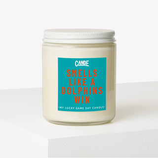 Smells Like a Football Win Scented Candle Candles CE Craft Dolphins 