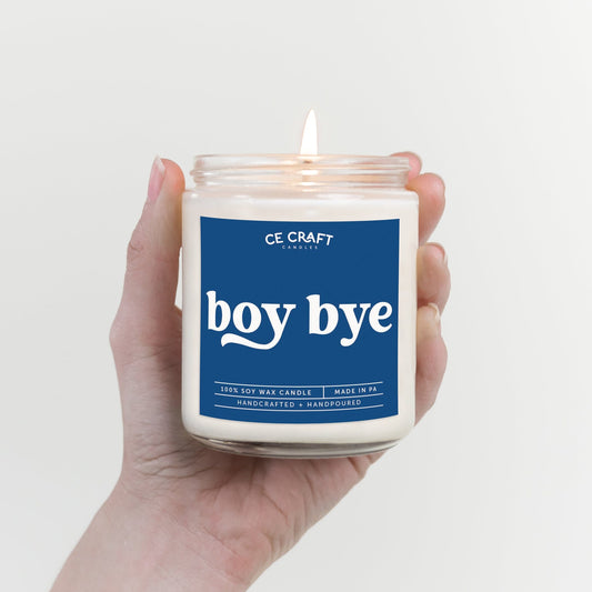Boy Bye Candle Candles CE Craft 