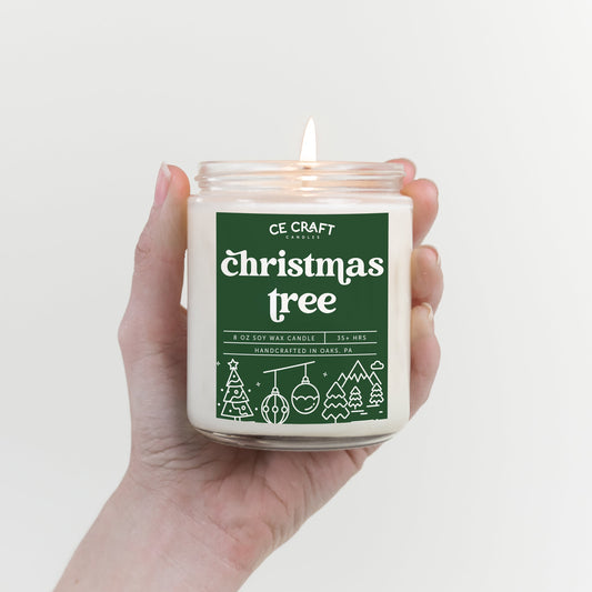 Christmas Tree Scented Candle Candles CE Craft 