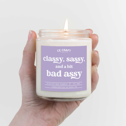Classy, Sassy and a Bit Badassy Candle Candles CE Craft 