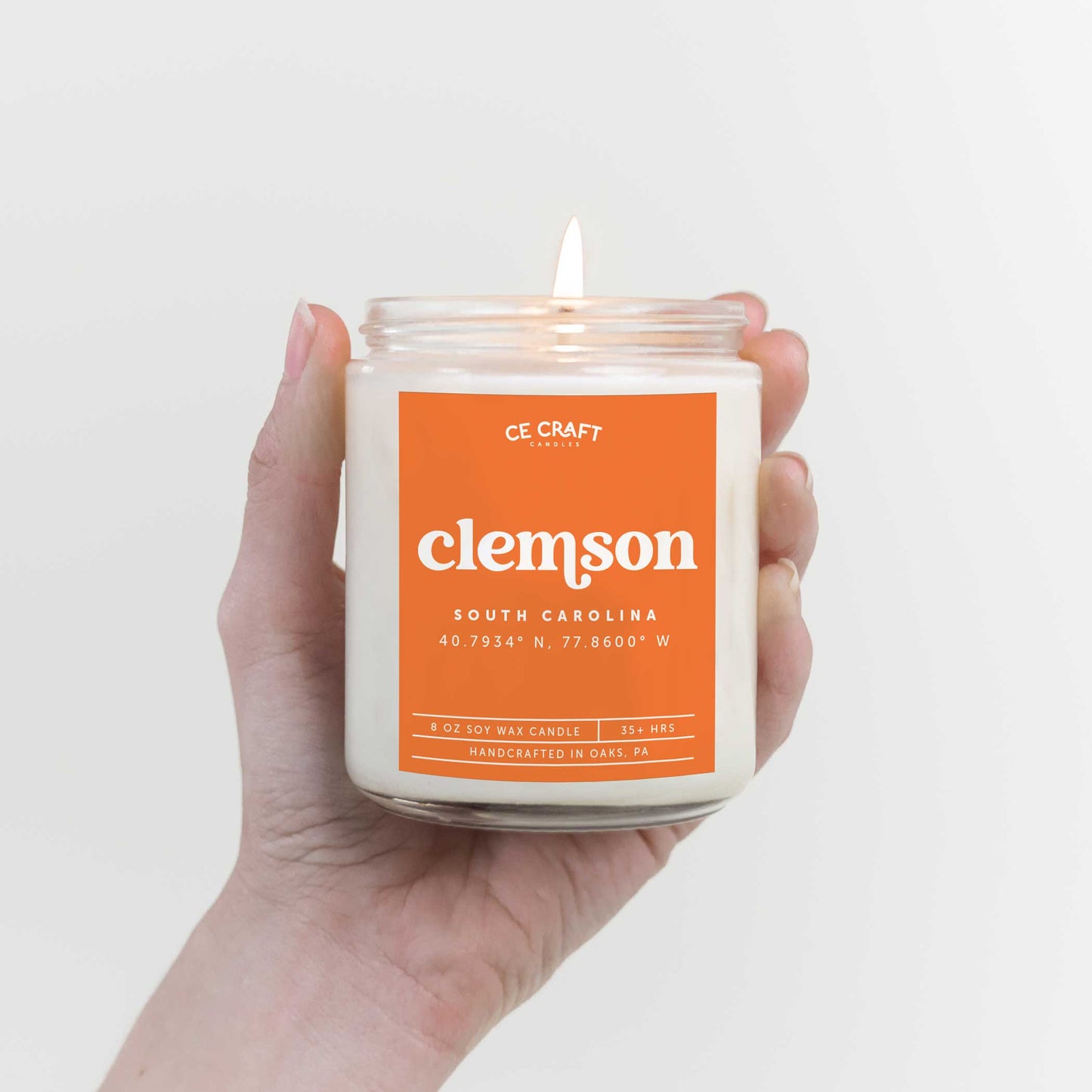Clemson Scented Candle Candles CE Craft 