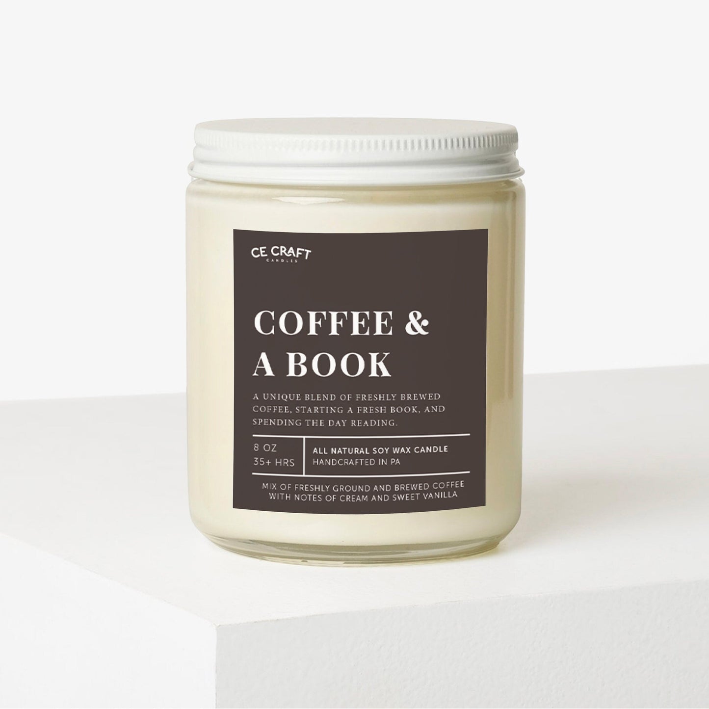 Coffee and A Book Scented Candle Candle CE Craft 
