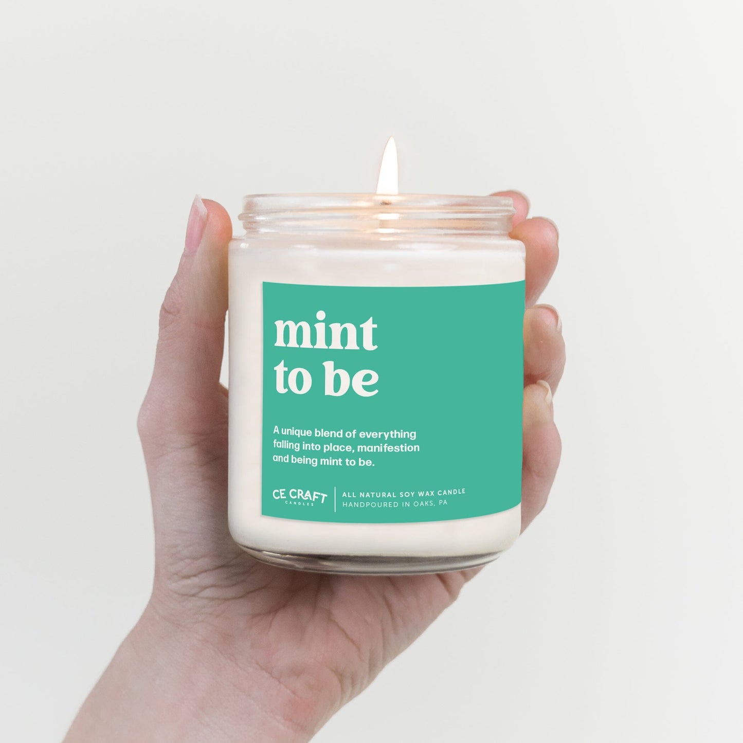 Mint to Be Candle Candles CE Craft 