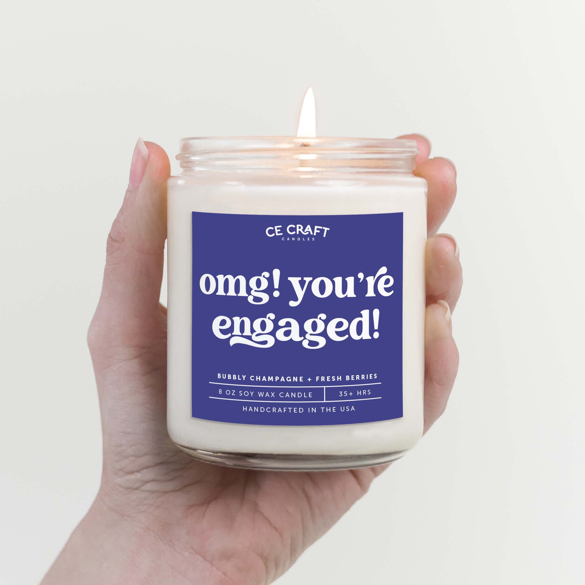 Omg! You're Engaged Candle Candles CE Craft 