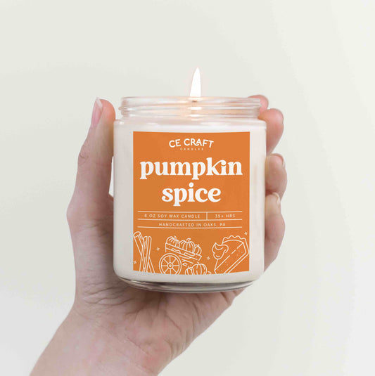 Pumpkin Spice Scented Candle Candles CE Craft 