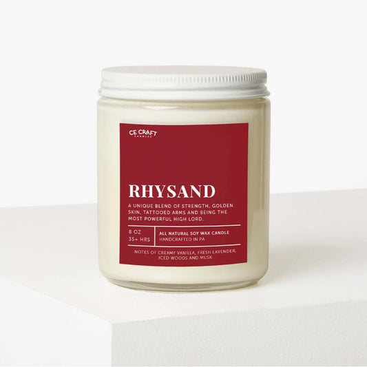 Rhysand Scented Soy Wax Candle - A Court of Thrones and Roses Inspired Candle C & E Craft Co 