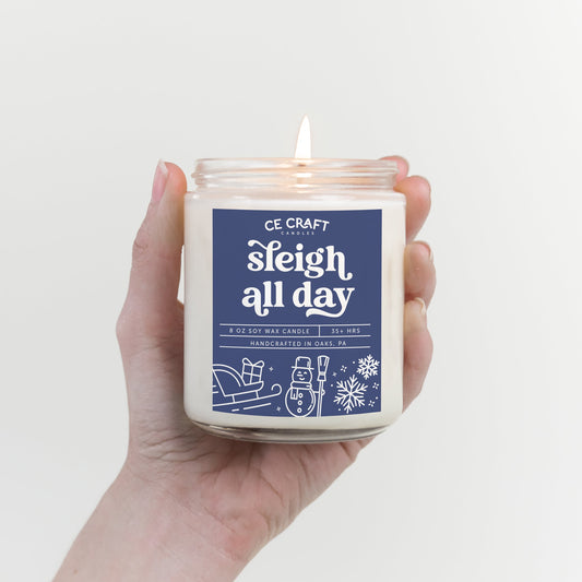 Sleigh All Day Scented Candle Candles CE Craft 