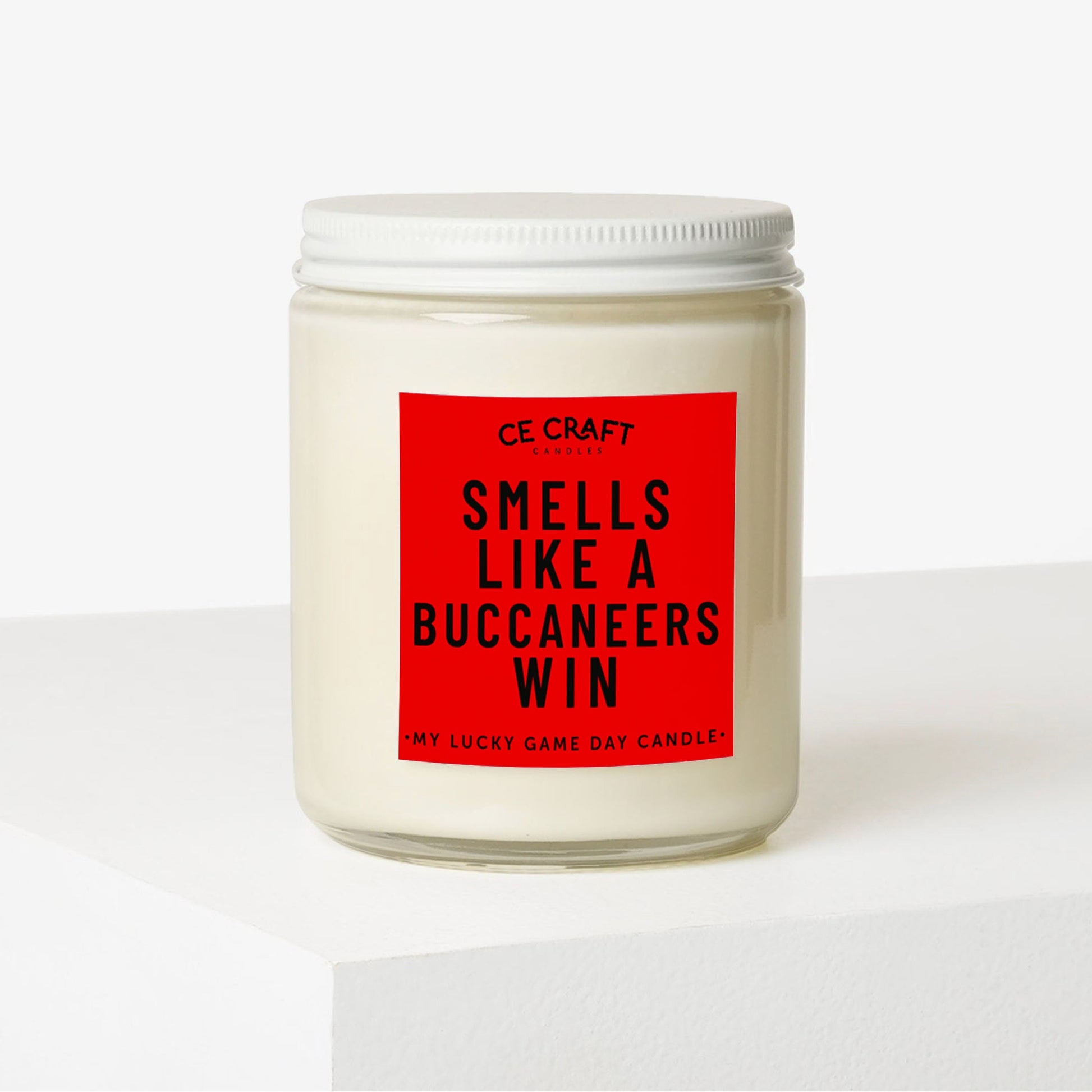 Smells Like a Buccaneers Win Scented Candle C & E Craft Co 