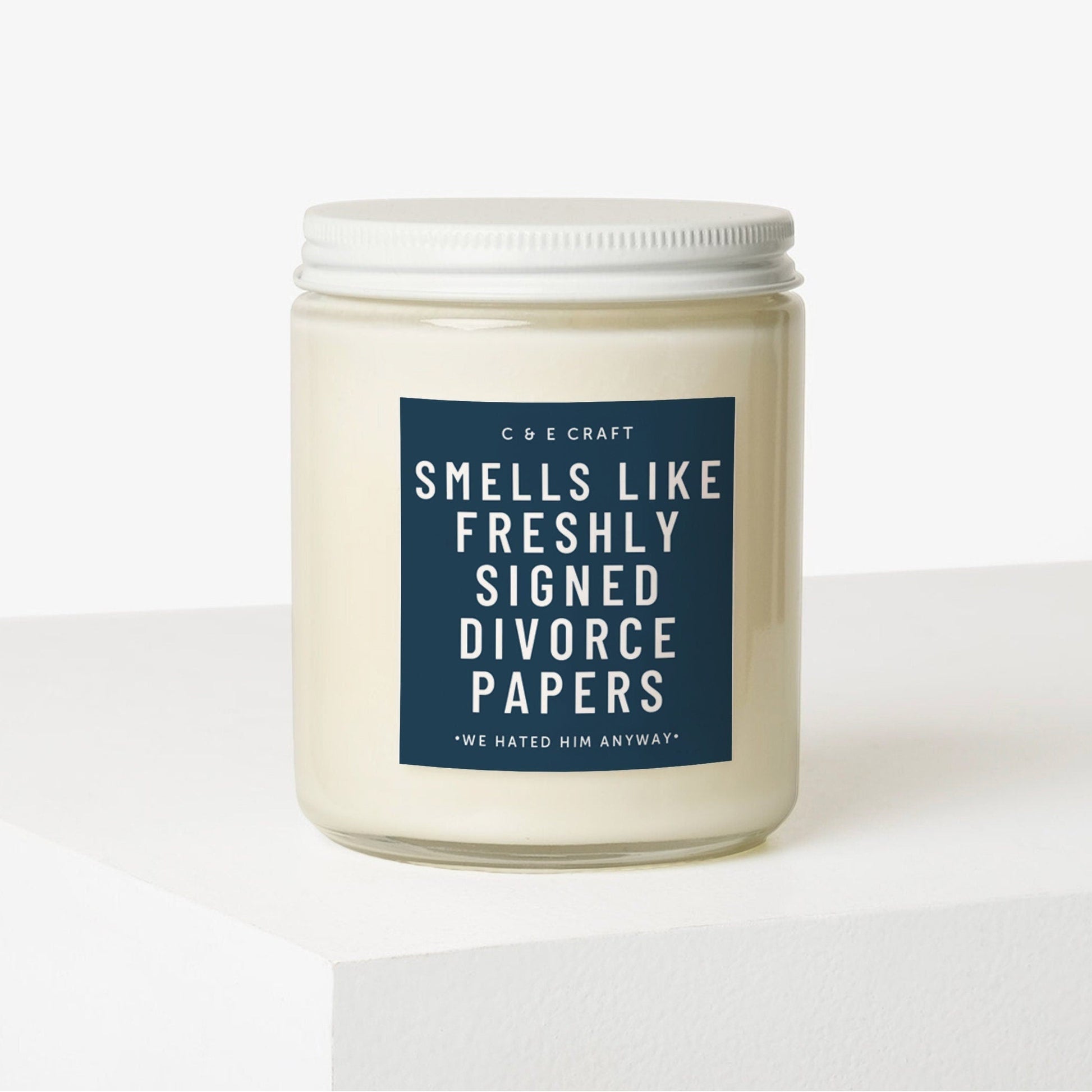 Smells Like Freshly Signed Divorce Papers Candle Candle CE Craft 